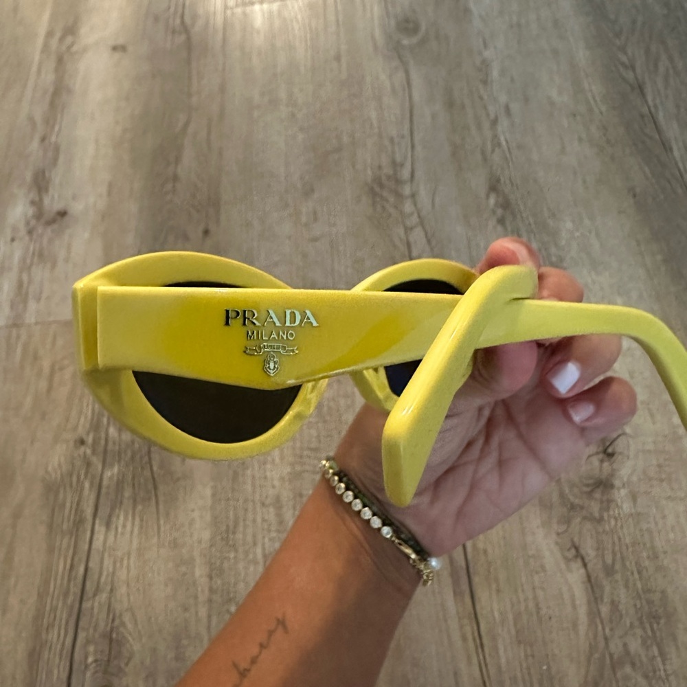 Prada Yellow Cateye sunglasses